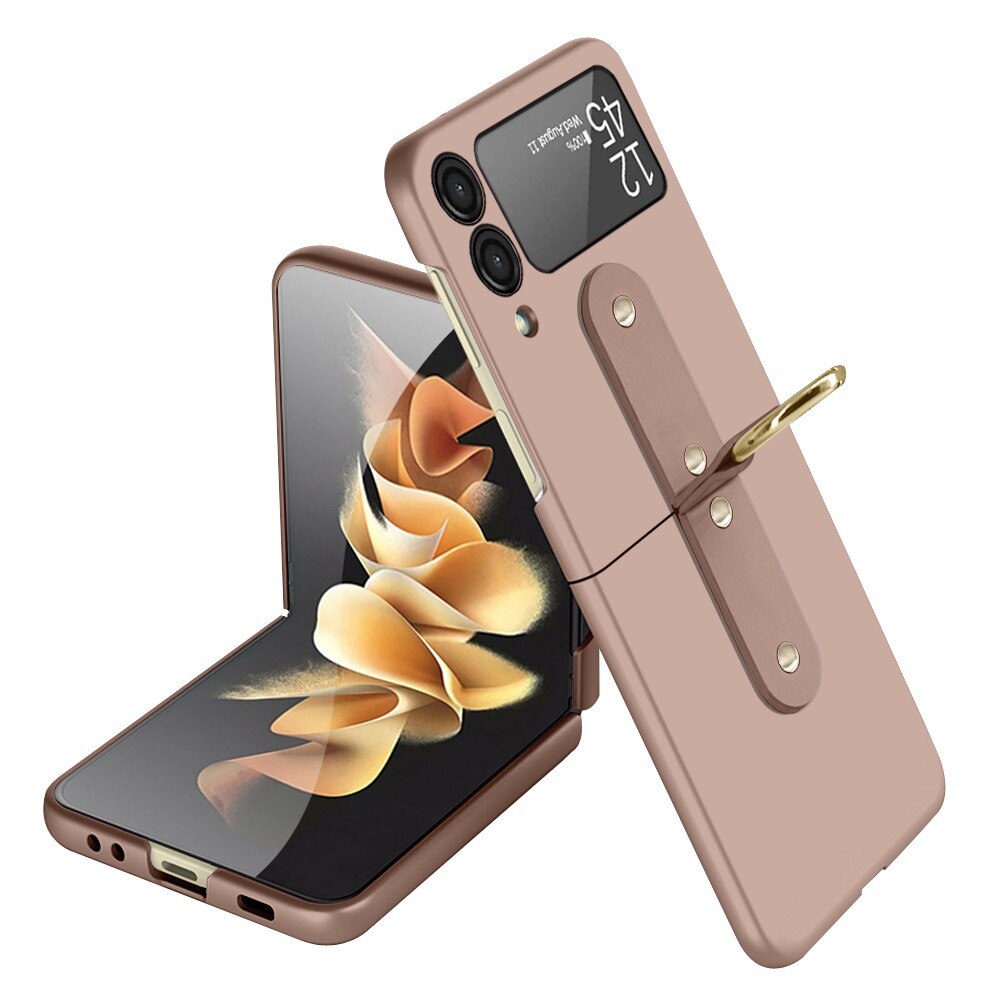 Samsung Galaxy Z Flip 3 Case with ring holder Rose Gold