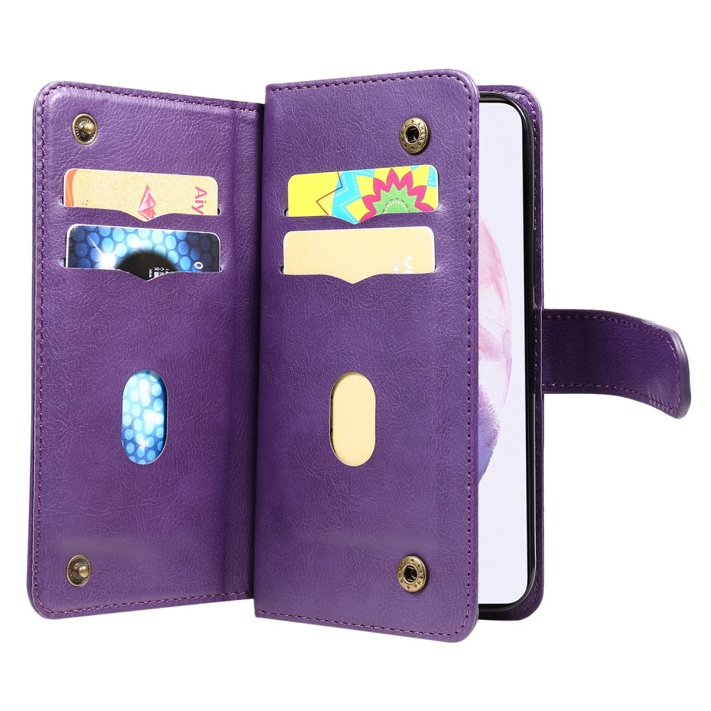 Samsung Galaxy S22 Wallet Cover Multi-slot Purple