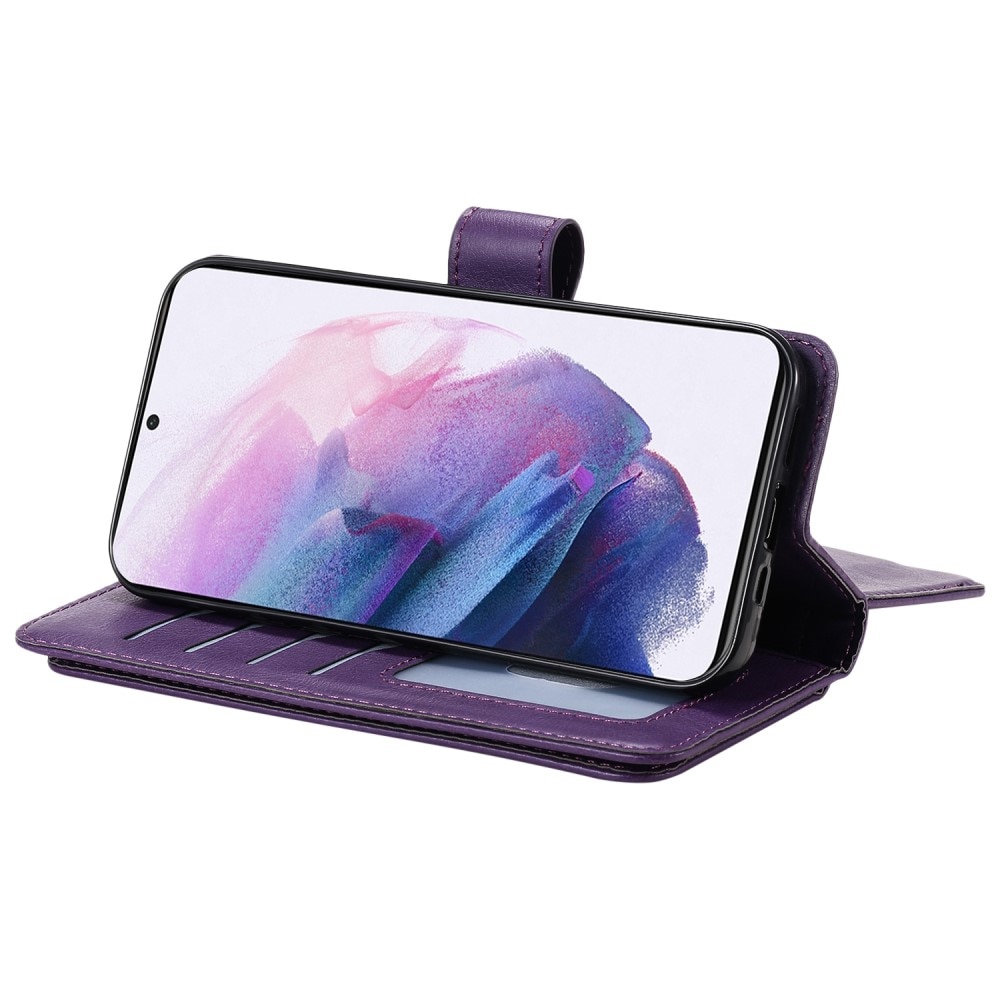 Samsung Galaxy S22 Wallet Cover Multi-slot Purple