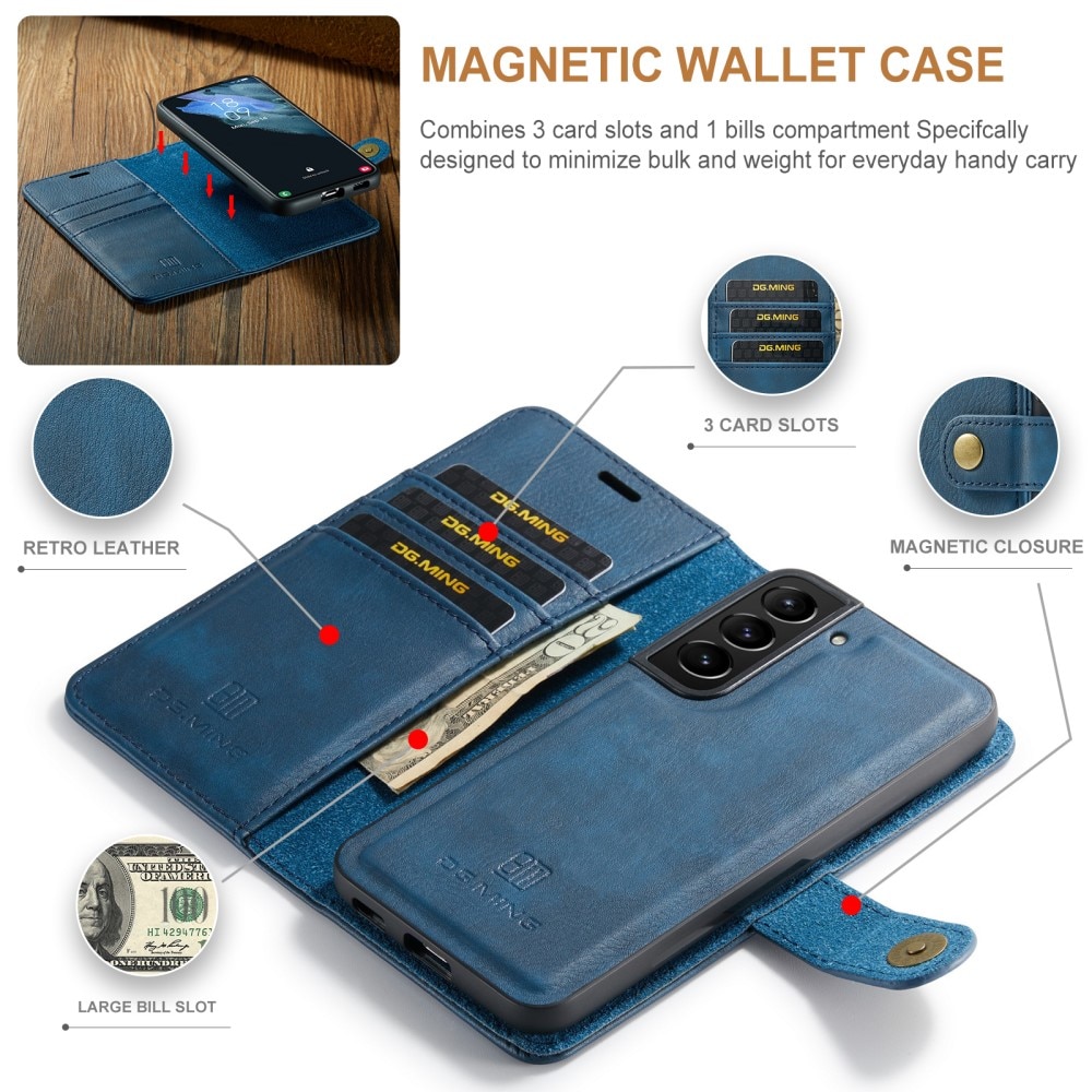 Samsung Galaxy S22 Plus Magnet Wallet Blue