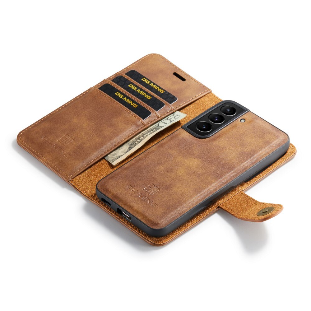 Samsung Galaxy S22 Plus Magnet Wallet Cognac