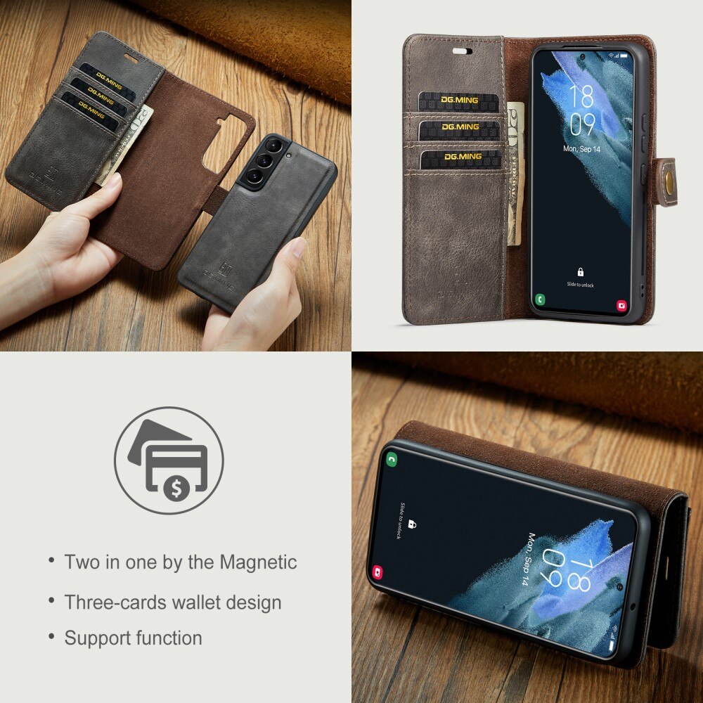 Samsung Galaxy S22 Plus Magnet Wallet Brown