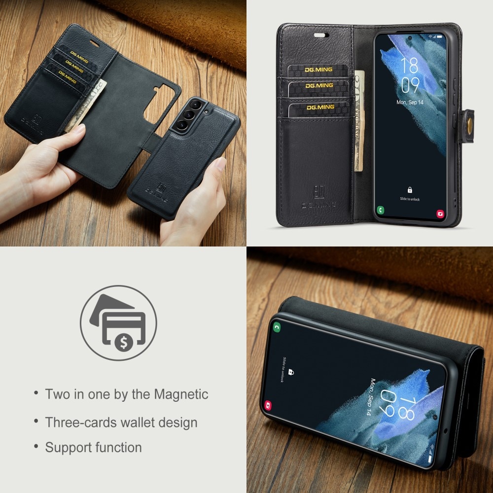 Samsung Galaxy S22 Magnet Wallet Black