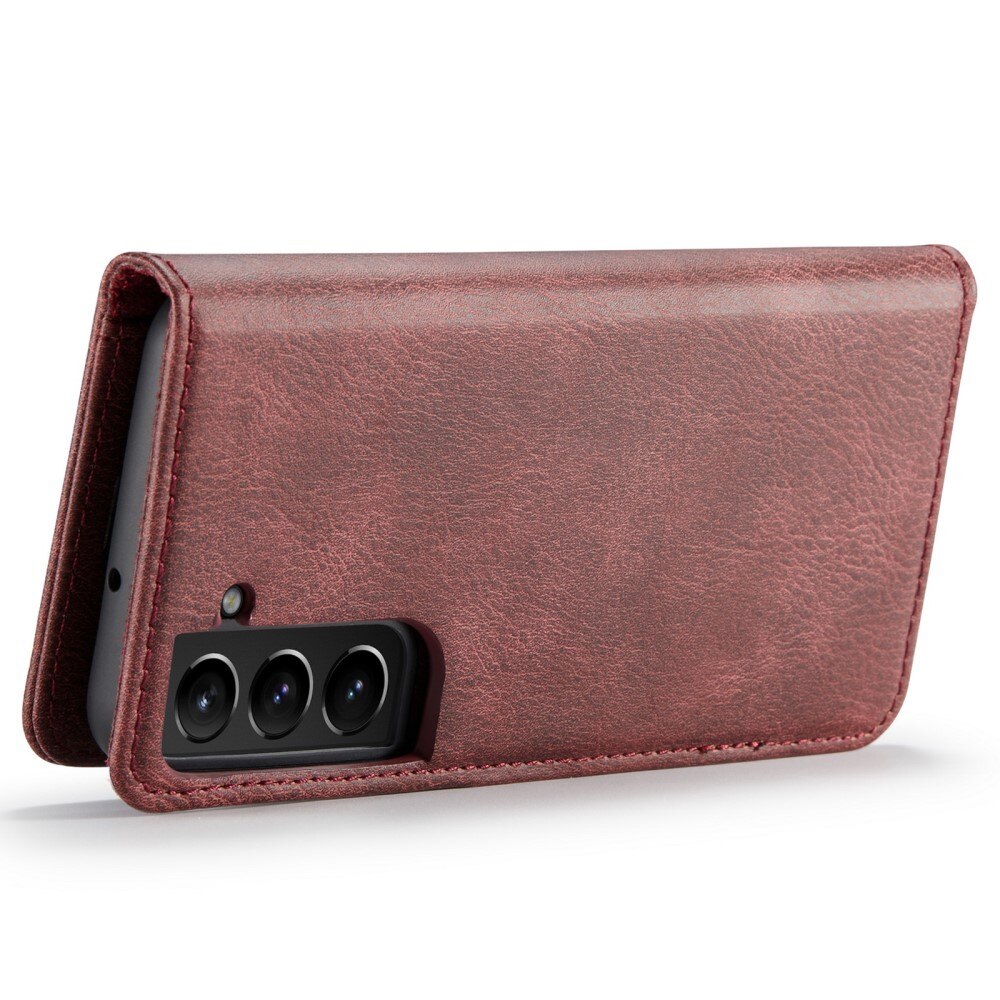 Samsung Galaxy S22 Magnet Wallet Red