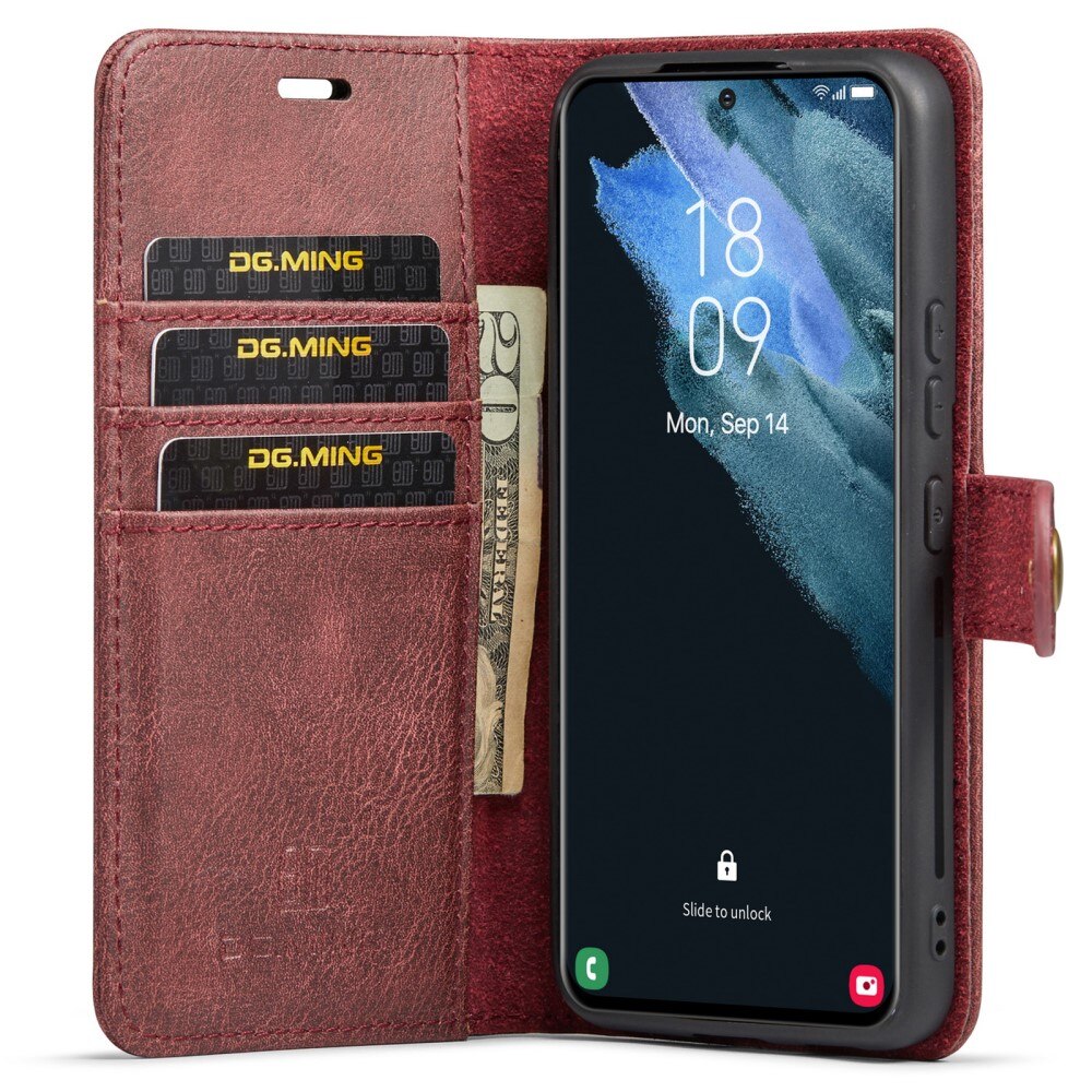 Samsung Galaxy S22 Magnet Wallet Red