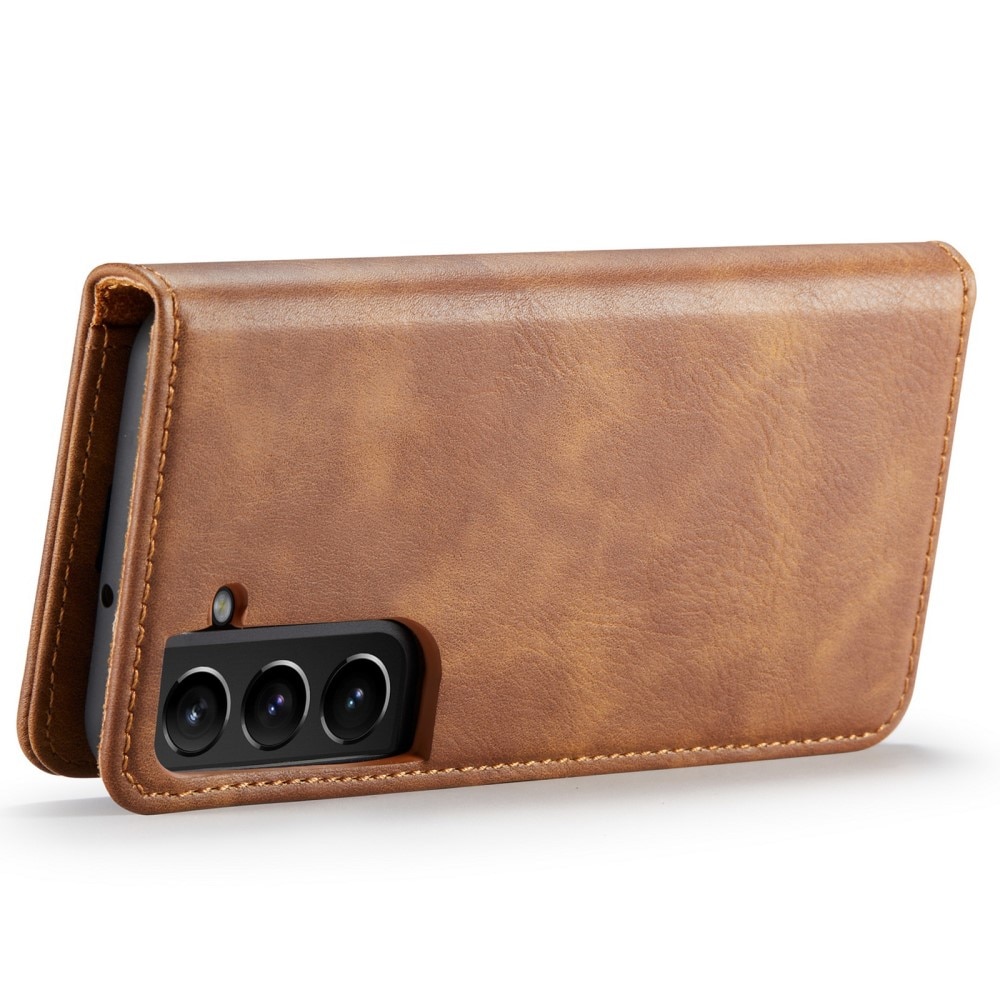 Samsung Galaxy S22 Magnet Wallet Cognac