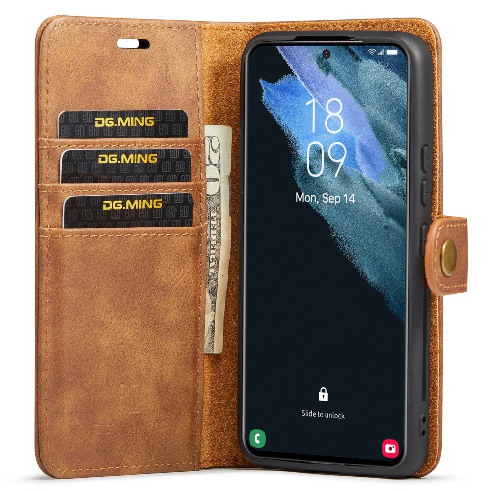 Samsung Galaxy S22 Magnet Wallet Cognac