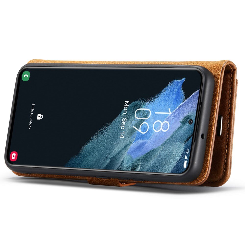 Samsung Galaxy S22 Magnet Wallet Cognac