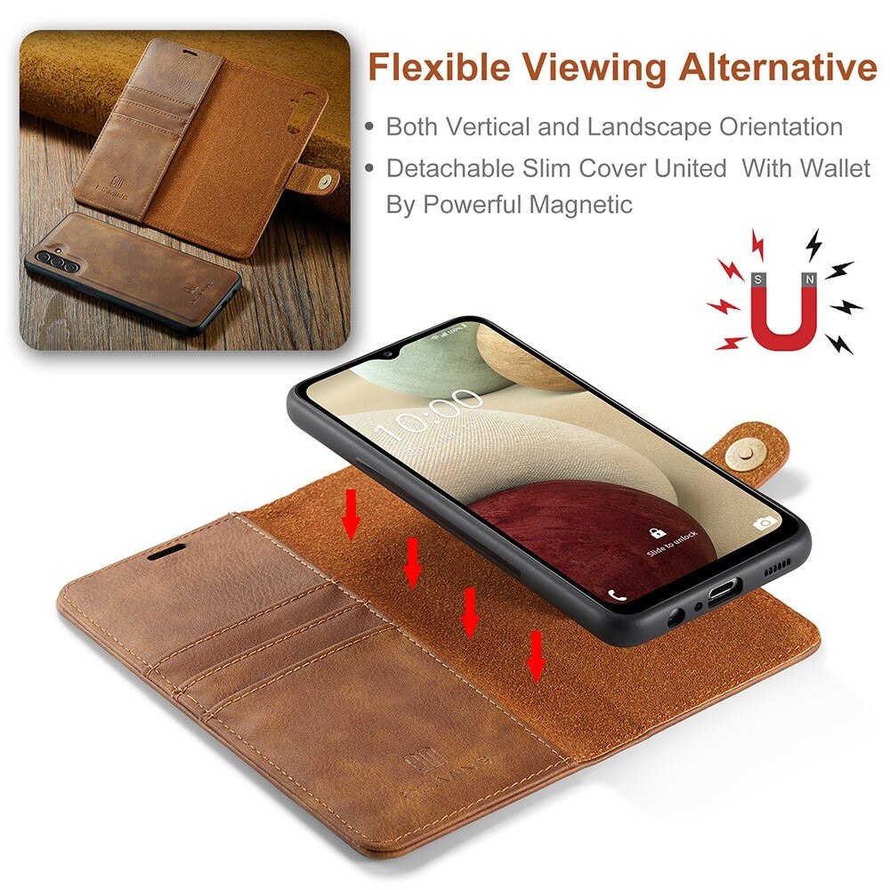 Samsung Galaxy A04s Magnet Wallet Cognac