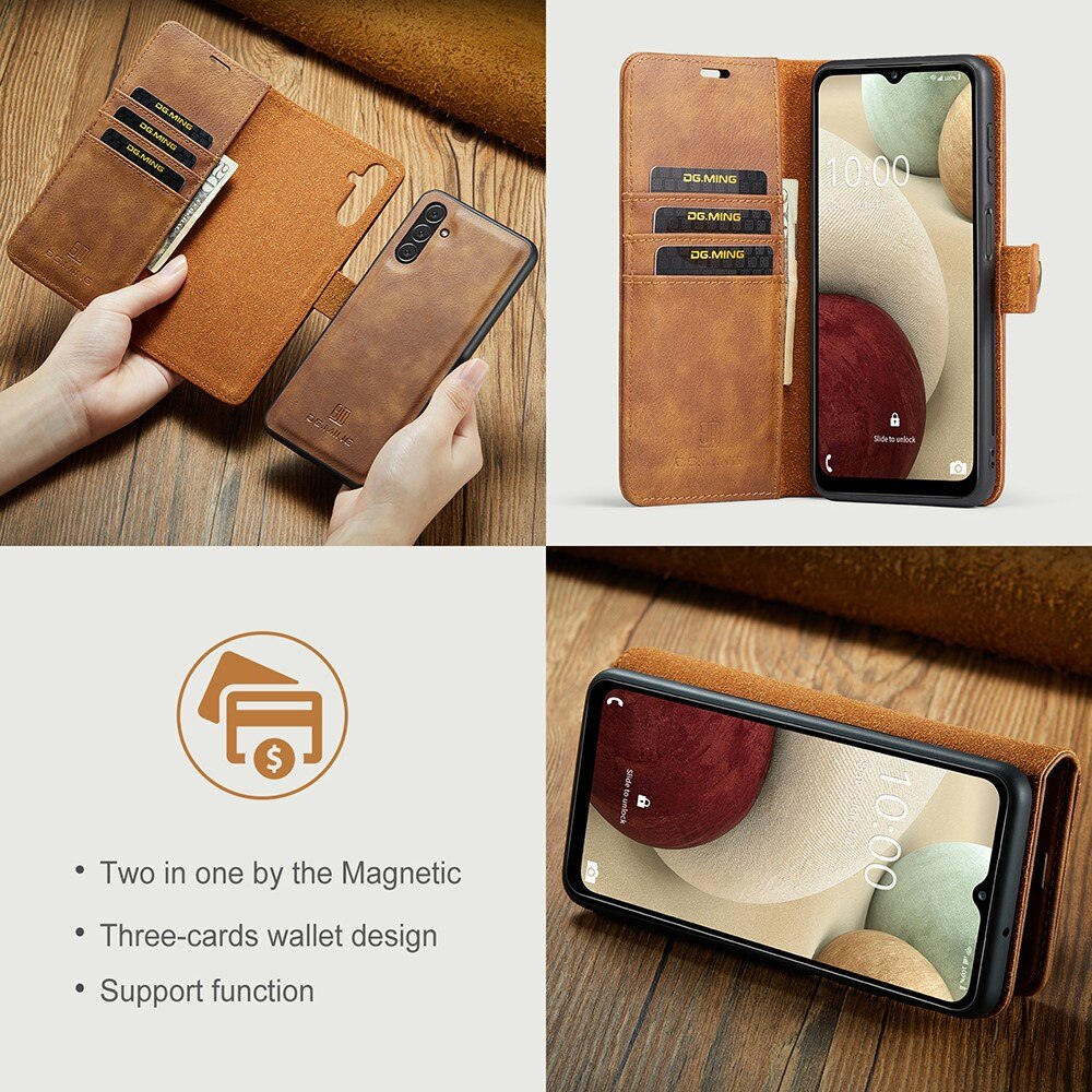 Samsung Galaxy A04s Magnet Wallet Cognac