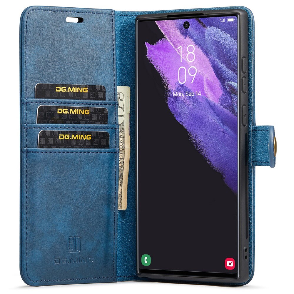 Samsung Galaxy S22 Ultra Magnet Wallet Blue