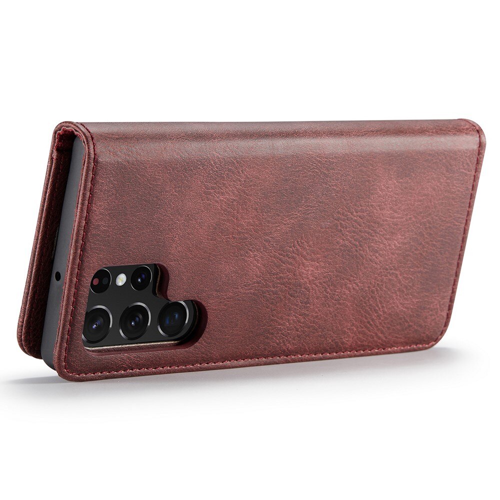 Samsung Galaxy S22 Ultra Magnet Wallet Red