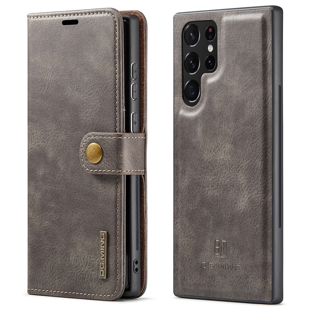 Samsung Galaxy S22 Ultra Magnet Wallet Brown