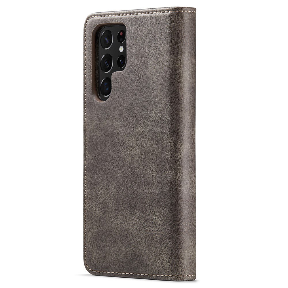 Samsung Galaxy S22 Ultra Magnet Wallet Brown