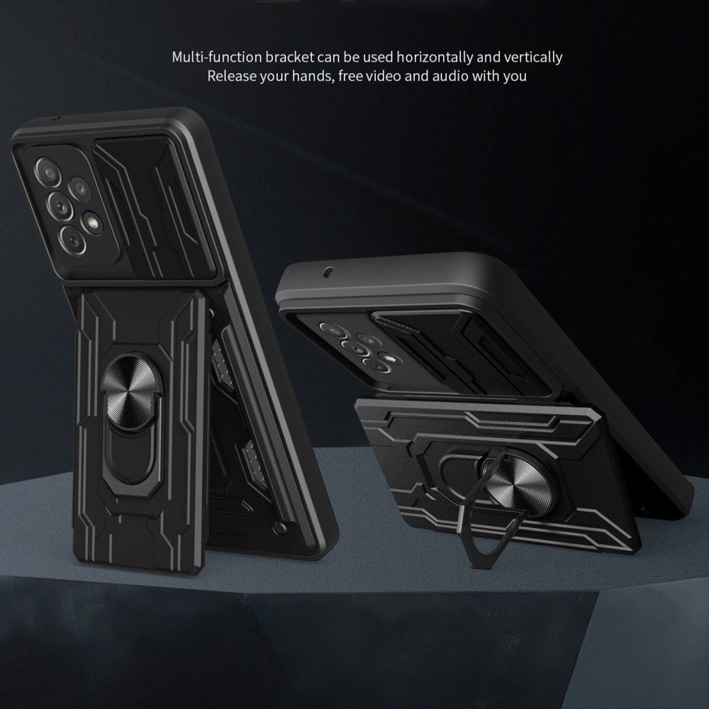 Samsung Galaxy A53 Hybrid Card Slot Case+Camera Protection Black