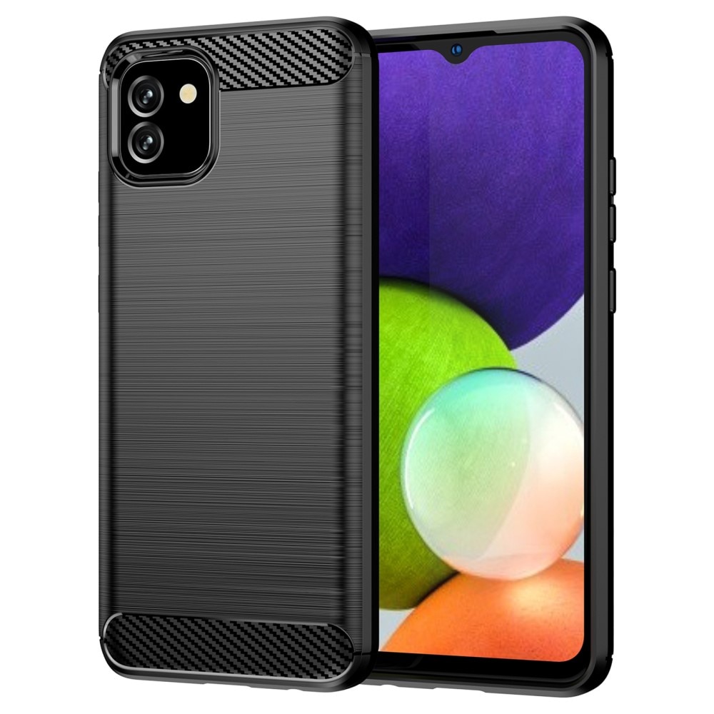 Samsung Galaxy A03 Brushed TPU Case Black