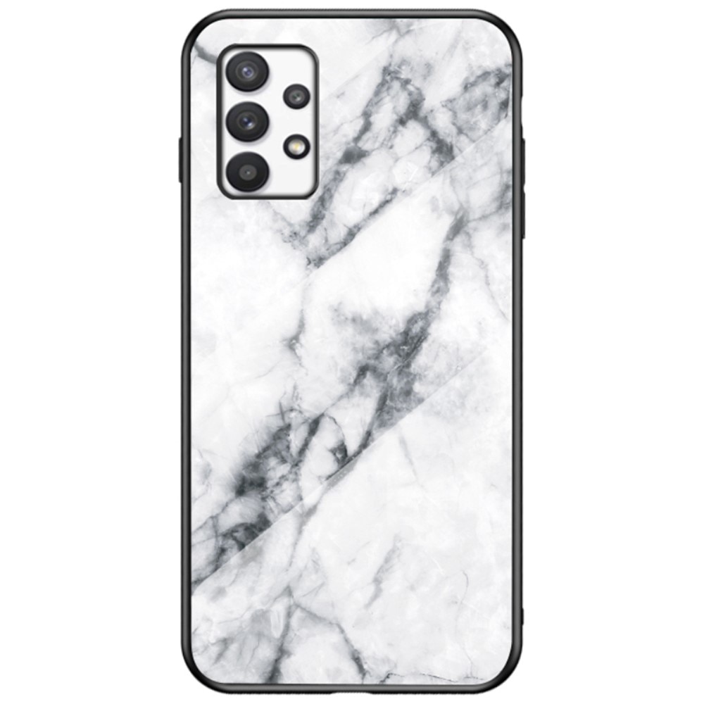 Samsung Galaxy A53 Tempered Glass Case White Marble