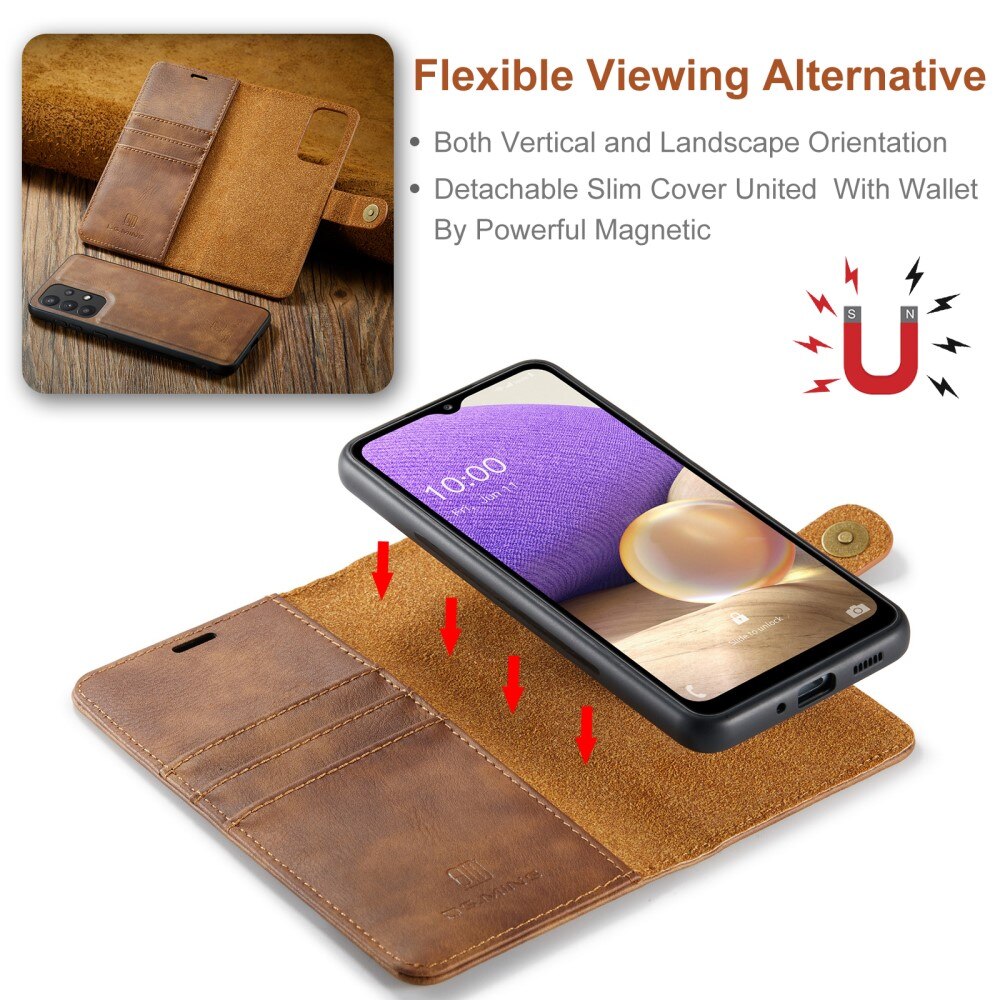 Samsung Galaxy A33 Magnet Wallet Cognac