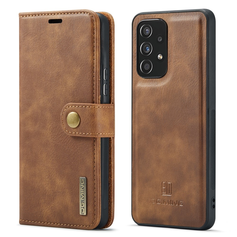 Samsung Galaxy A53 Magnet Wallet Cognac