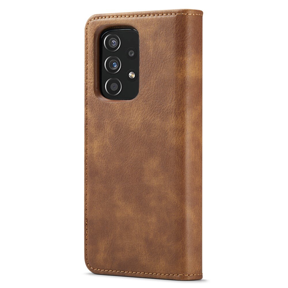 Samsung Galaxy A53 Magnet Wallet Cognac