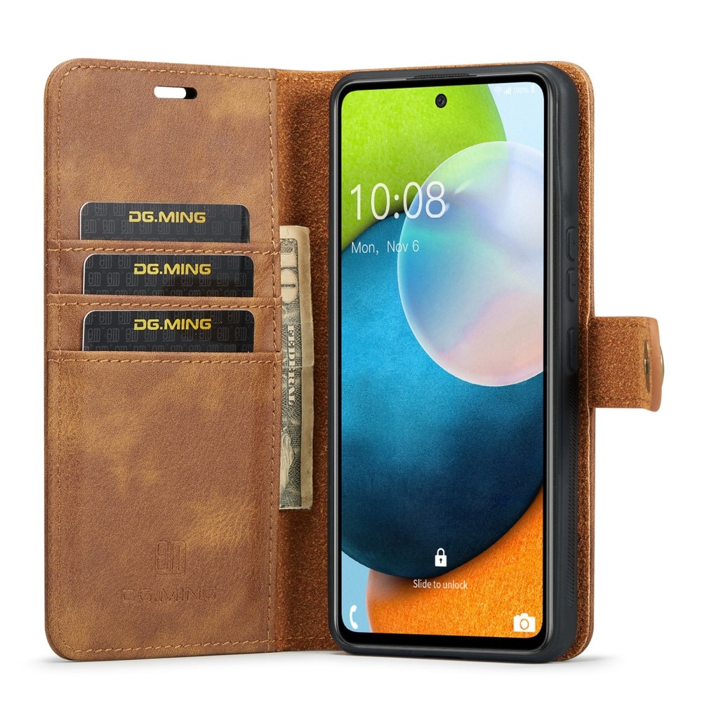 Samsung Galaxy A53 Magnet Wallet Cognac