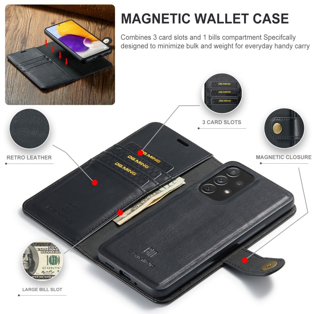 Samsung Galaxy A73 5G Magnet Wallet Black