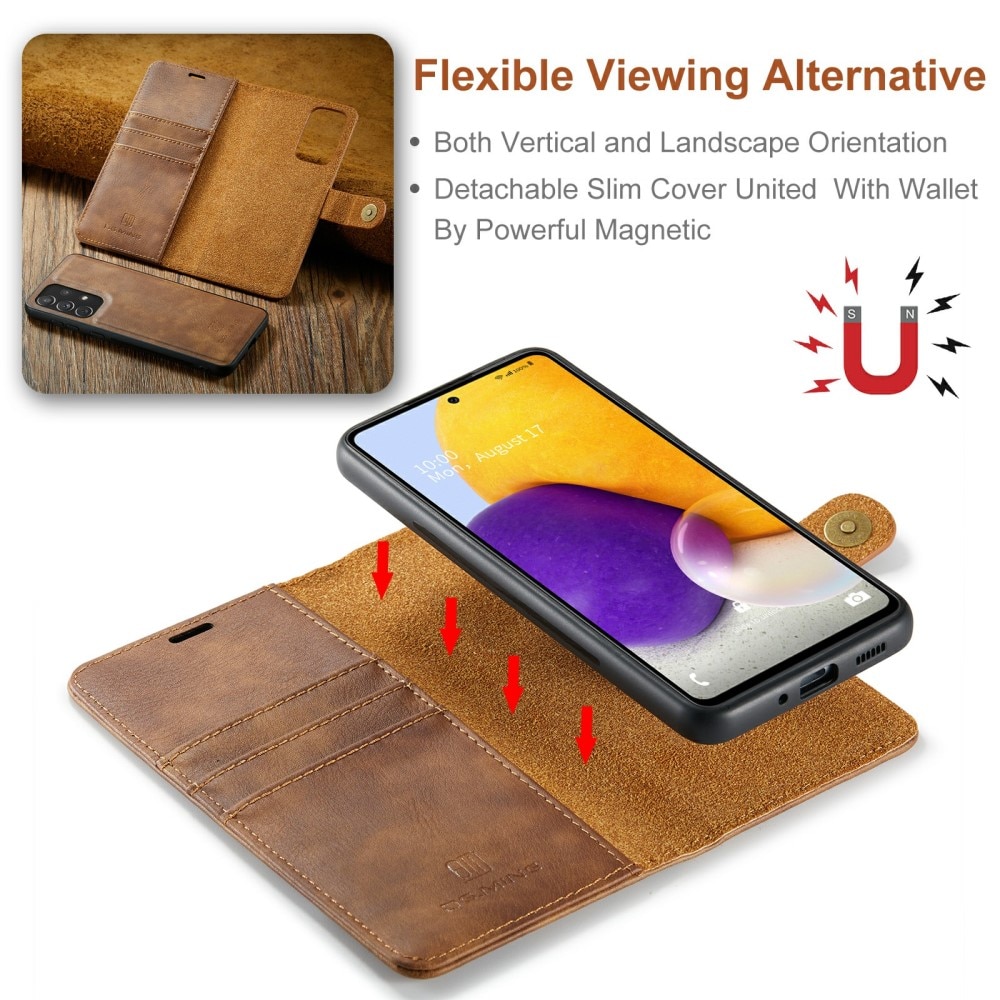 Samsung Galaxy A73 5G Magnet Wallet Cognac