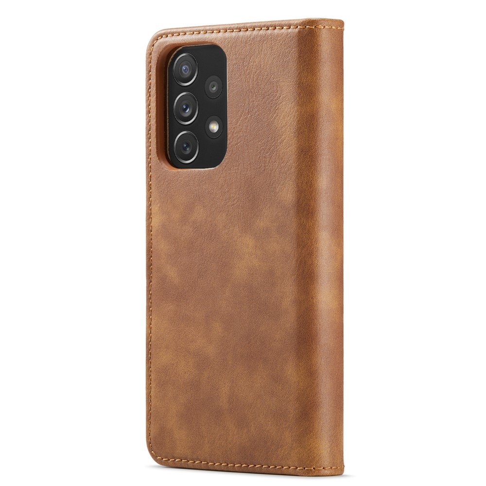 Samsung Galaxy A73 5G Magnet Wallet Cognac