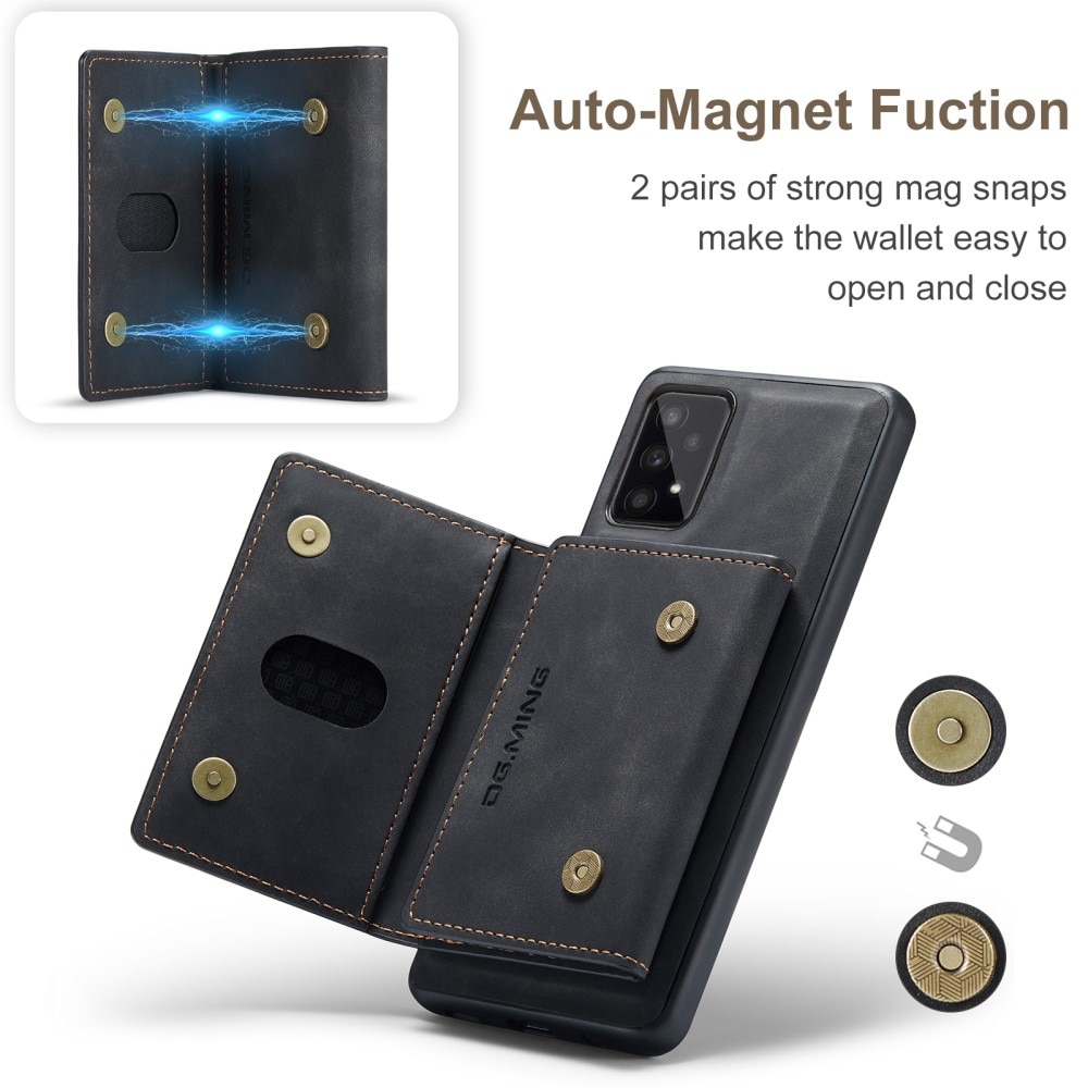 Samsung Galaxy A53 Magnetic Card Slot Case Black