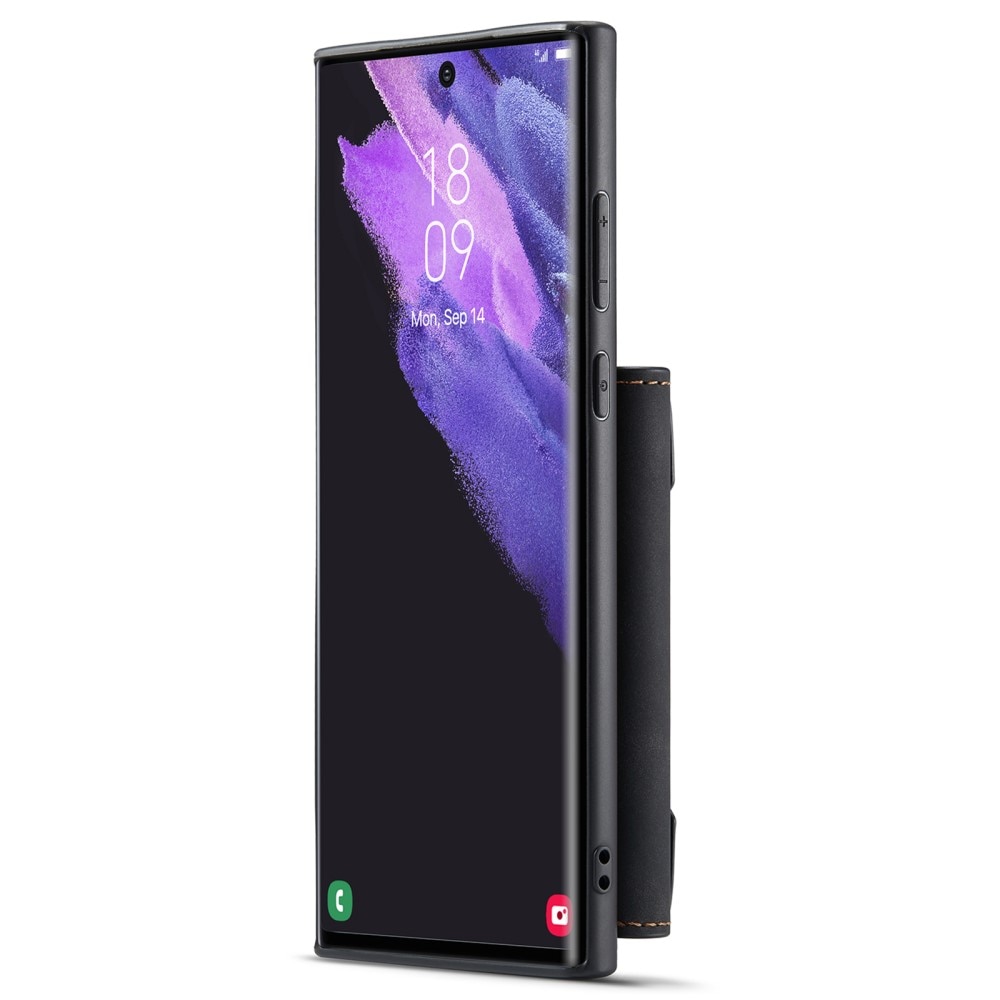 Samsung Galaxy S22 Ultra Magnetic Card Slot Case Black