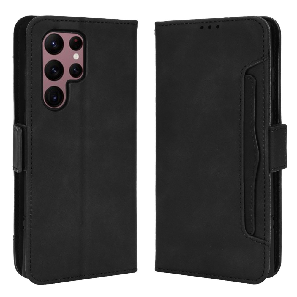 Samsung Galaxy S22 Ultra Multi Wallet Case Black