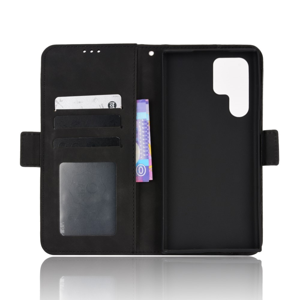 Samsung Galaxy S22 Ultra Multi Wallet Case Black