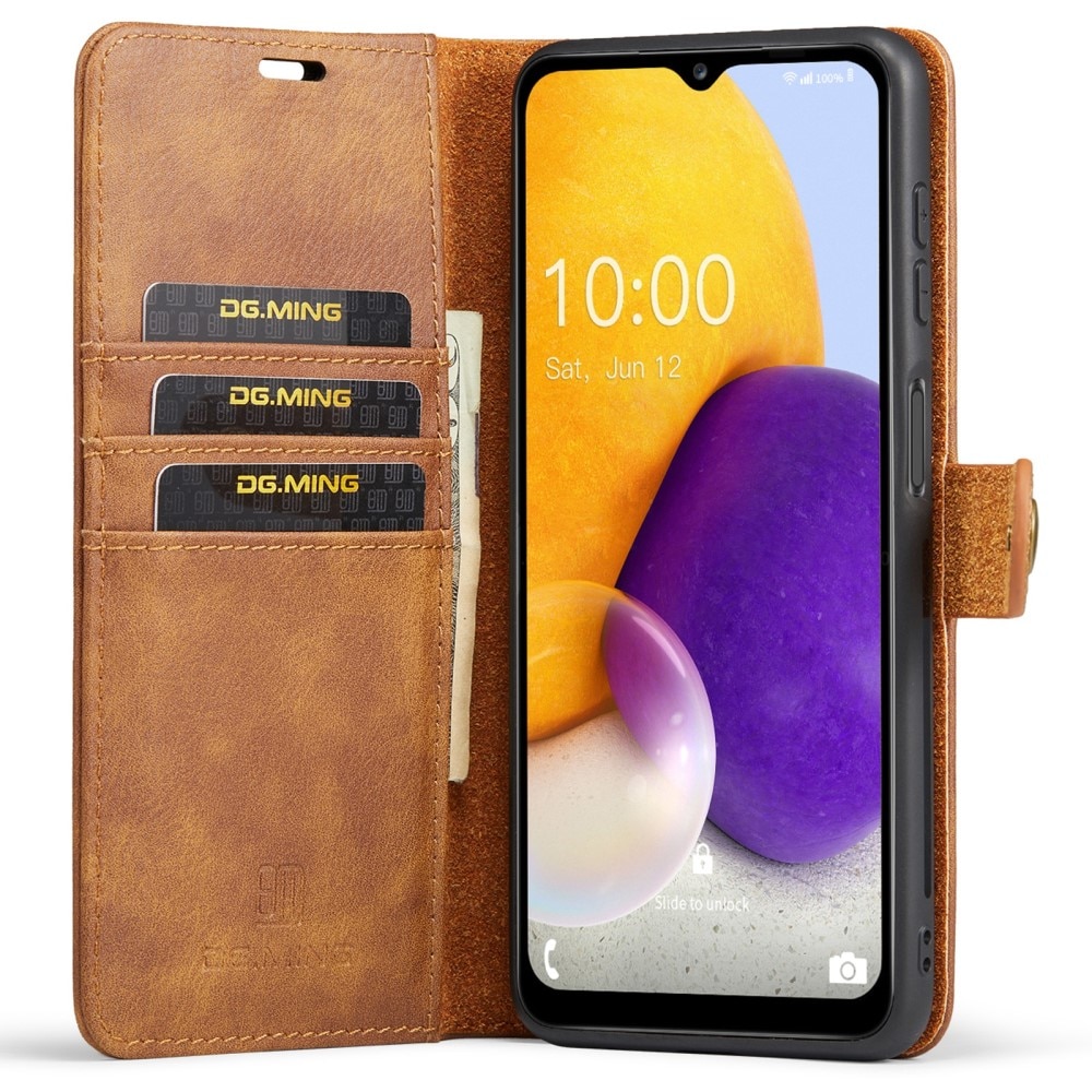 Samsung Galaxy A13 Magnet Wallet Cognac