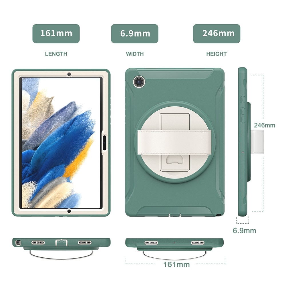 Samsung Galaxy Tab A8 10.5 Shockproof Hybrid Case Green