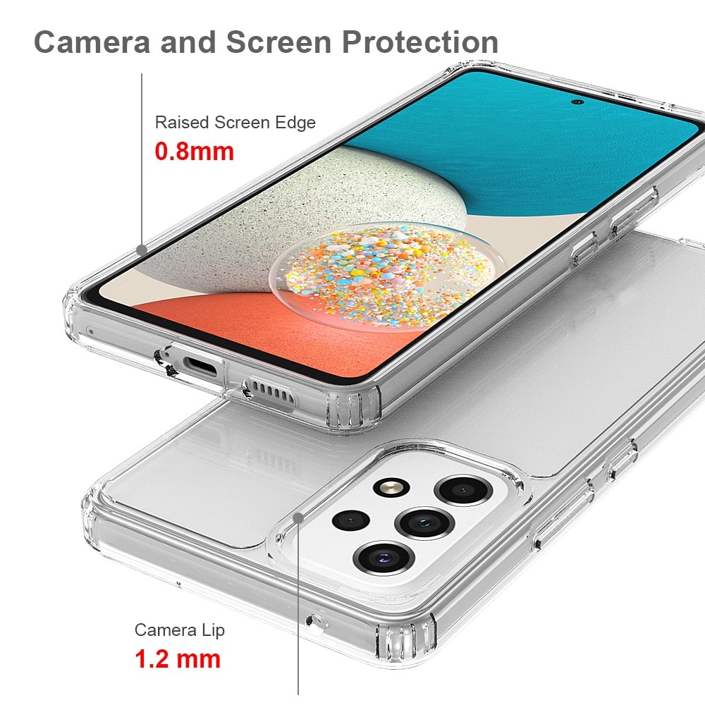 Samsung Galaxy A53 Crystal Hybrid Case Transparent