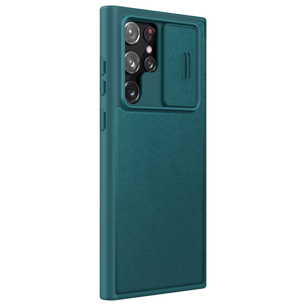 Samsung Galaxy S23 Ultra Qin Pro Camshield Cover Green