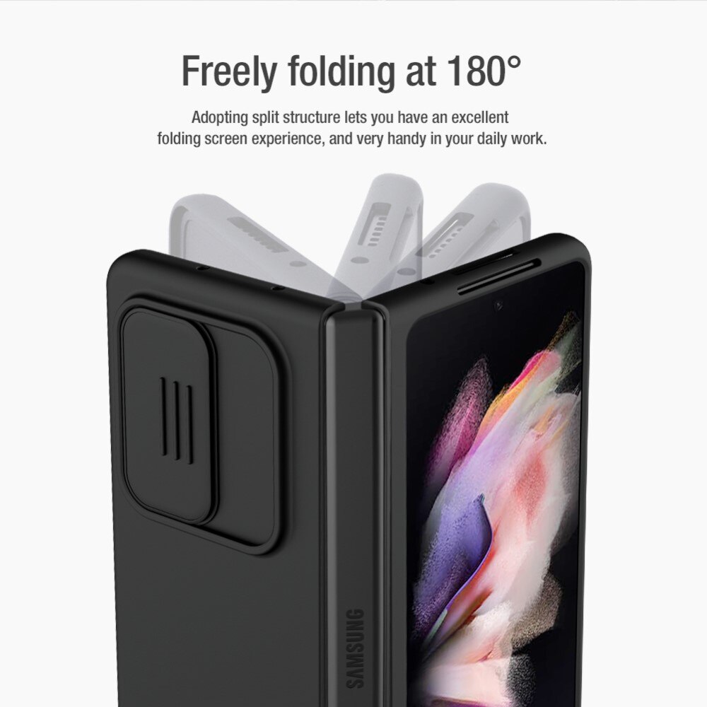 Samsung Galaxy Z Fold 4 Soft CamShield Case Black