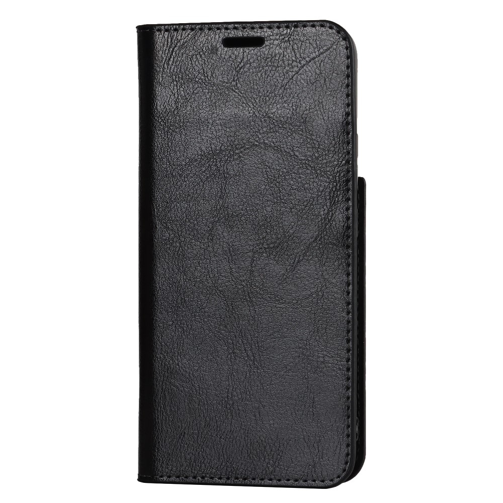 Samsung Galaxy S22 Plus Genuine Leather Wallet Case Black