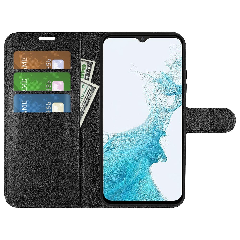 Samsung Galaxy A23 Wallet Book Cover Black