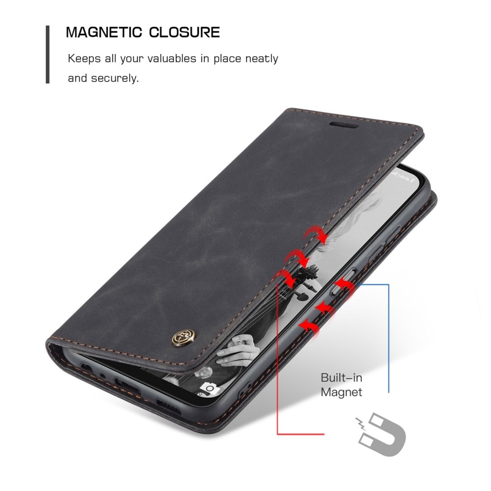 Samsung Galaxy A22 5G Slim Wallet Case Black