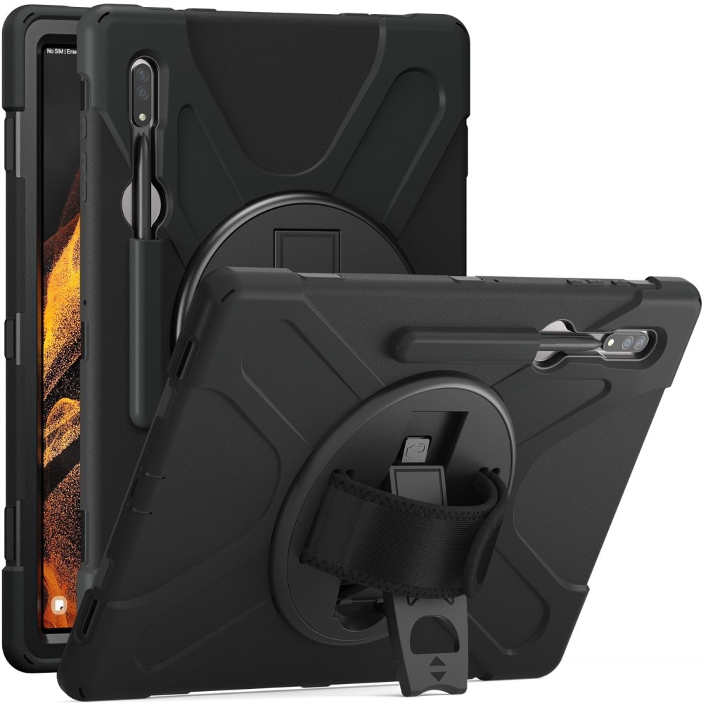 Samsung Galaxy Tab S8 Ultra Shockproof Hybrid Case Black