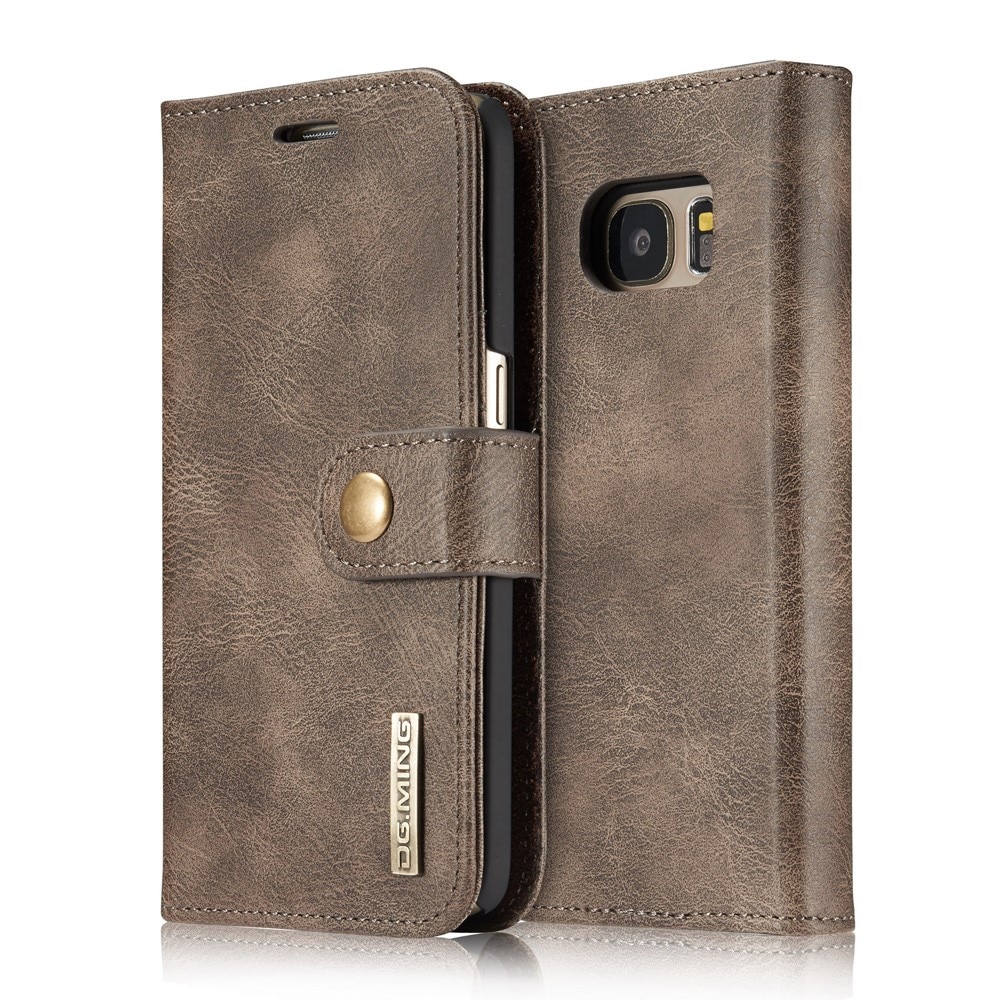 Samsung Galaxy S7 Magnet Wallet Brown