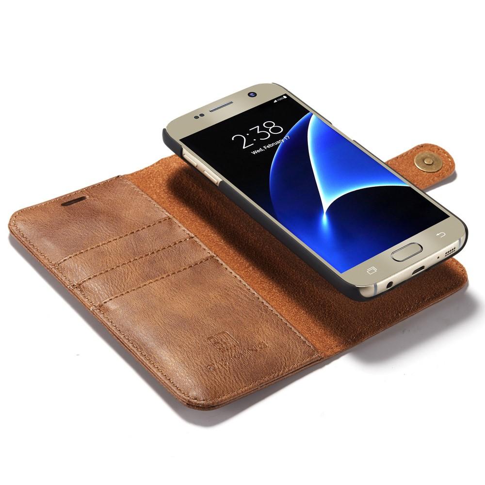 Samsung Galaxy S7 Magnet Wallet Cognac