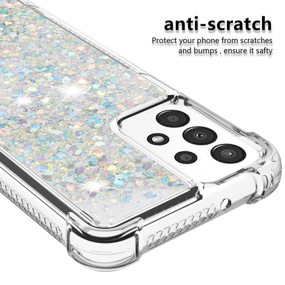 Samsung Galaxy A13 Glitter Powder TPU Case Silver