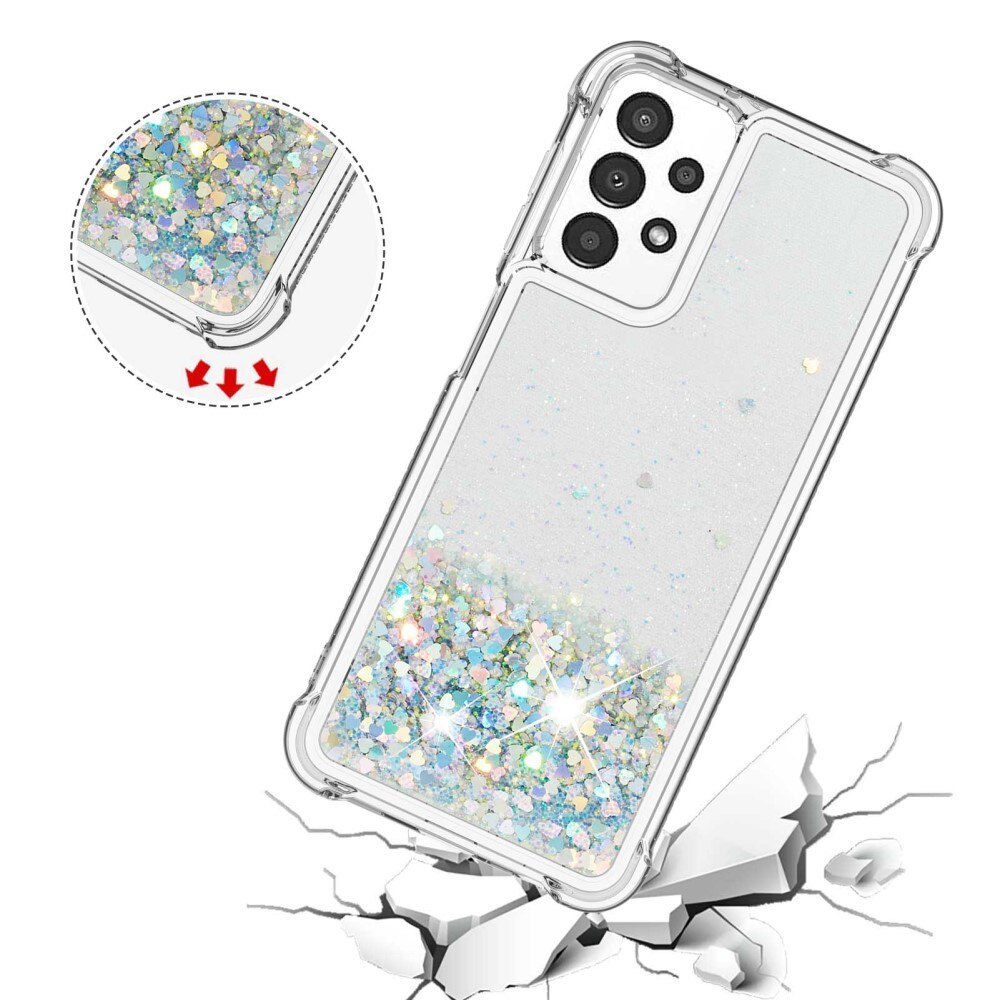 Samsung Galaxy A13 Glitter Powder TPU Case Silver