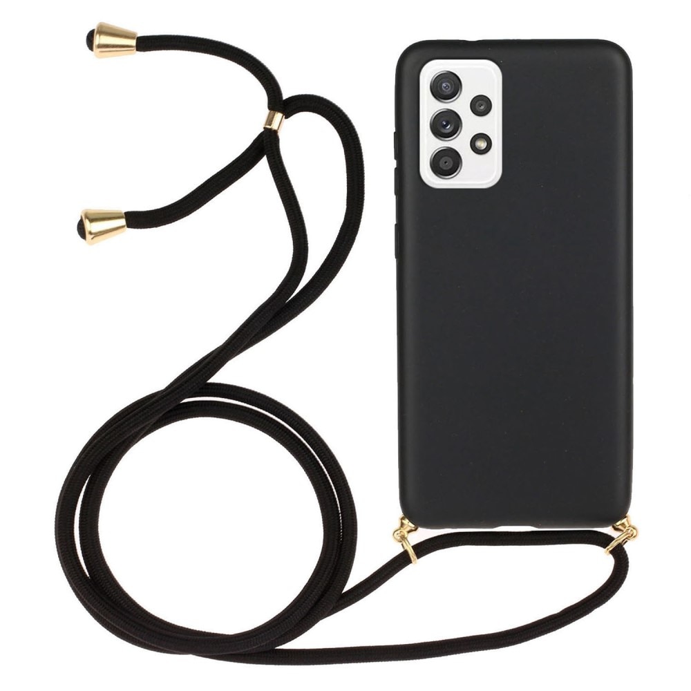 Samsung Galaxy A53 Cover Neck Strap Black