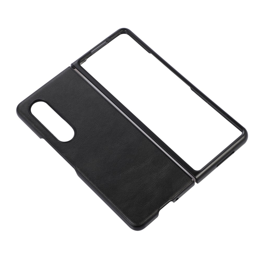 Samsung Galaxy Z Fold 4 Leather Case Black