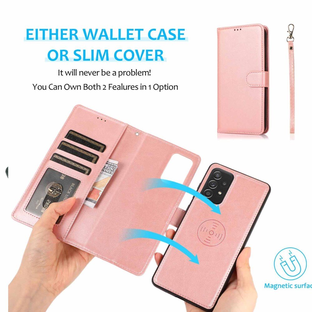 Samsung Galaxy A53 Magnetic Book Cover Pink