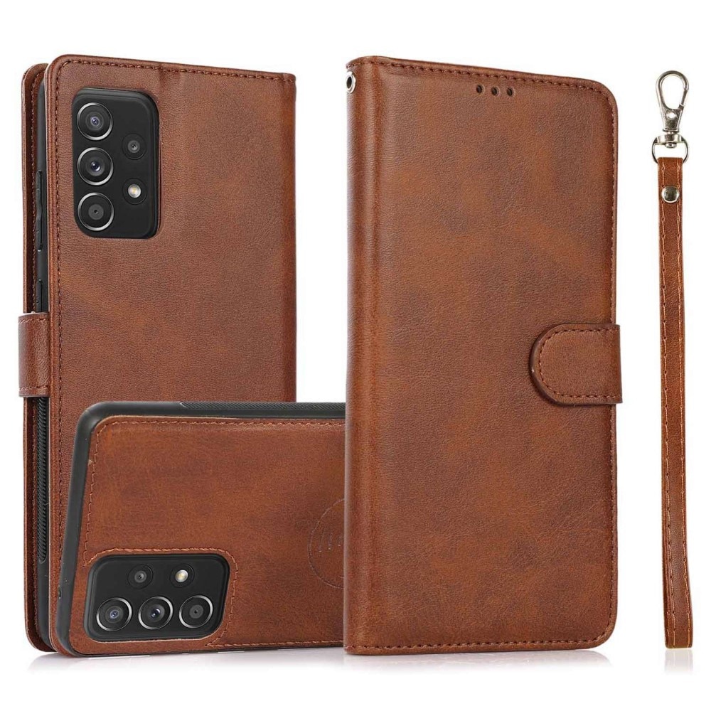Samsung Galaxy A53 Magnetic Book Cover Brown