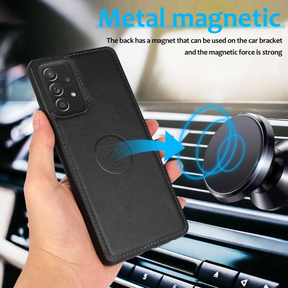 Samsung Galaxy A53 Magnetic Book Cover Black